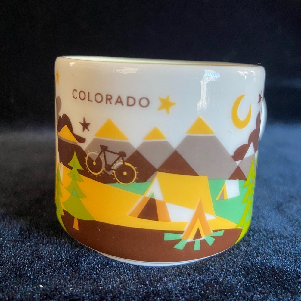 Starbucks Colorado You Are Here Collection Ornament 2 oz Coffee Mug Demitasse